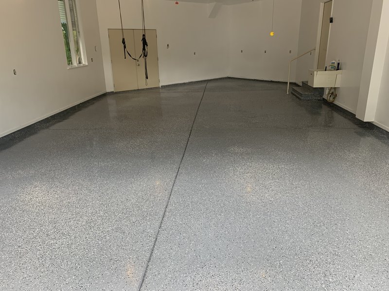 Garage floor epoxy coating